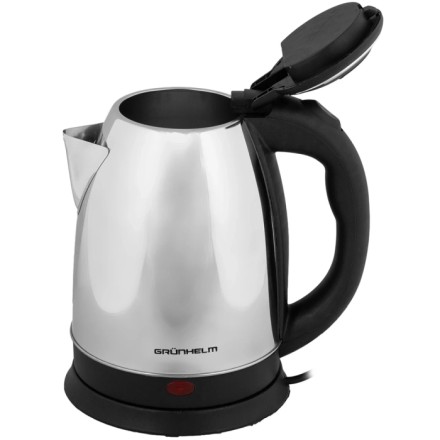 Чайник електро Електрочайник Grunhelm EKS-7518 1,8l 360 градусів підставка. Нержавейка.