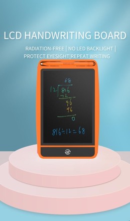 Електронний LCD-планшет для малювання й записів 8,5"