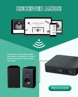 Bluetooth передавач приймач 2 в 1 стереоаудіоприймач конвертер бездротовий адаптер з RCA 3.5MM AUX