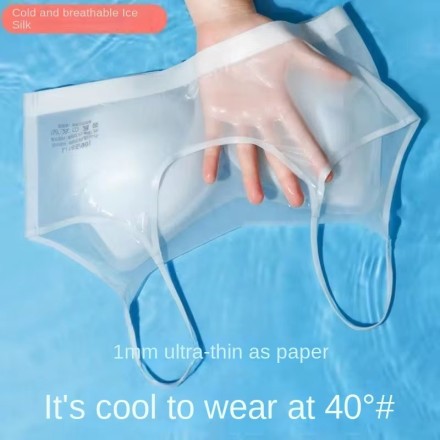 Ультратонкий дихаючий топ із крижаного шовку, безшовний бюстгальтер Air Bra/Ice Silk