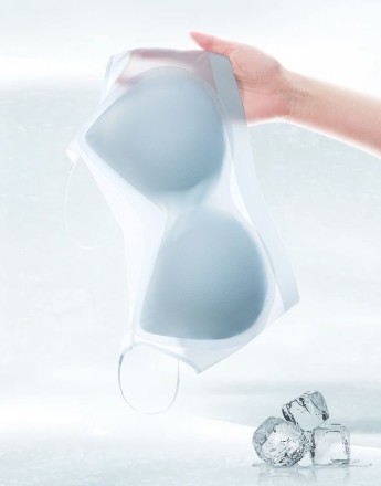 Ультратонкий дихаючий топ із крижаного шовку, безшовний бюстгальтер Air Bra/Ice Silk