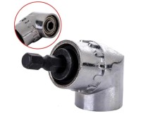 Кутовий адаптер для дриля. Магнітний патрон для шестигранної головки 1/4. Насадка 105 градусов.