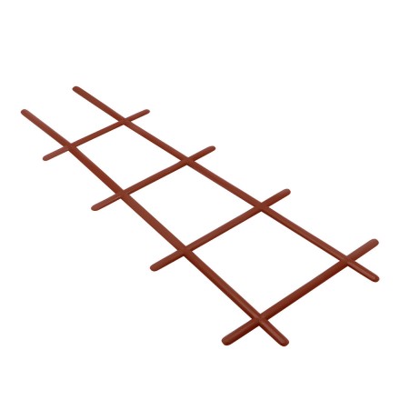 Опора для квітів і рослин "Лісенка" 38 см, коричнева, теракот, Польща