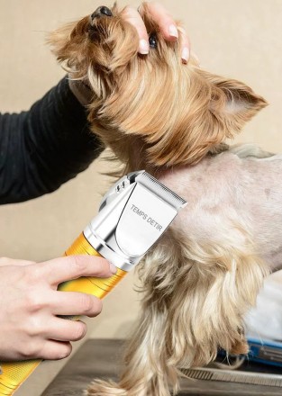 Потужний тример, машинка для стриження тварин. Електричні ножиці, 380 Вт "Professional groomer". Тафтинг