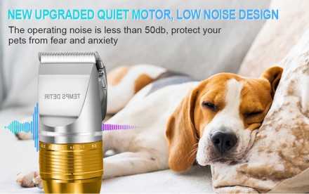 Потужний тример, машинка для стриження тварин. Електричні ножиці, 380 Вт "Professional groomer". Тафтинг