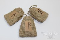 Мішечок амулет із травами 3 штуки "Руни"