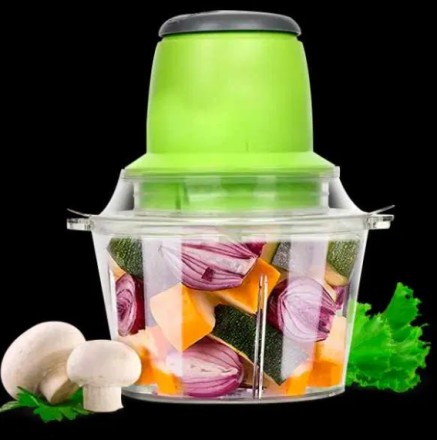 Кухонна машина (комбайн) "Find Back" з двоярусним лезом "Молоня", 6 в 1: міксер, шейкер, м'ясорубка, бленд