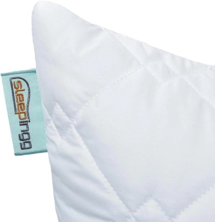 Подушка для сну Sleepingg, 50х70, стьобана, антиалергенне волокно, біла.