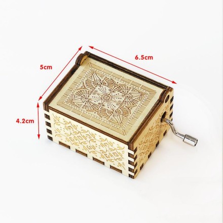 Музична скринька, шарманка, натуральне дерево, механічна. Класика!