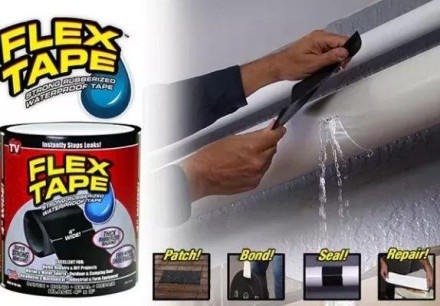 Універсальна стрічка Flex Tape. Ширина 10 см Довжина 1,5 м. Оригінал