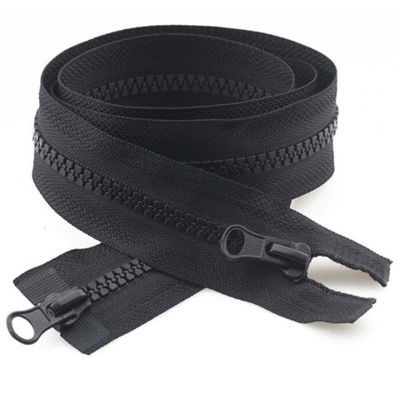 Тракторна блискавка двостороння змійка 60, 70, 80 см. "Resins ZIPPER" Смола. Якість.Туреччина