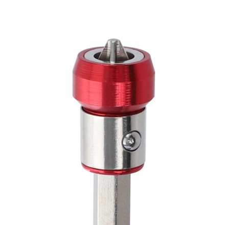 Універсальне магнітне кільце 1/4" для хвостовика 1/4 мм антикорозійне. Насадка магнітна для бітів з ограні