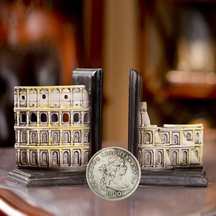 Пам'ятна, ювілейна монета з посрібленим "1800 Draped Bust Dollar", у тримачі, із серії «American Silver D