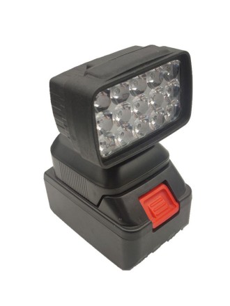 Ліхтар для Makita, акумуляторний портативний прожектор, бездротовий, робоче світло 14.4-18V 20V. 15 LED 8W