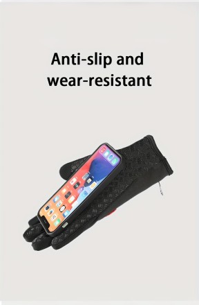 Теплі рукавички на хутрі із сенсорним екраном, водозахист "Tactical Combat Gloves-5 Sensor"