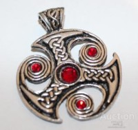 Кулон Сюрикен (шурикен) + ланцюжок у подарунок