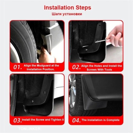 Бризковики для Volkswagen VW ID.6 X ID6 CROZZ 2021 2022-бризковики, бризковики на крило, 4 шт.