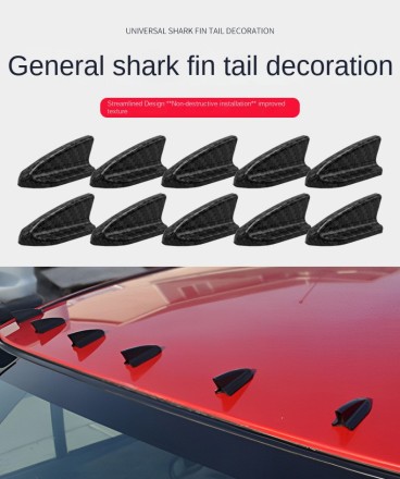 Молдинг спойлер на кузов автомобіля. Каучук. Тюнінг плавник акули "Aero Dragon Vortex Generator"