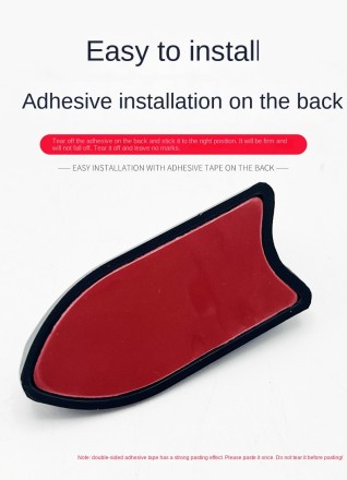 Молдинг спойлер на кузов автомобіля. Каучук. Тюнінг плавник акули "Aero Dragon Vortex Generator"