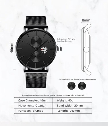 Чоловічий наручний кварцовий годинник Samurai Lava Snake Watch