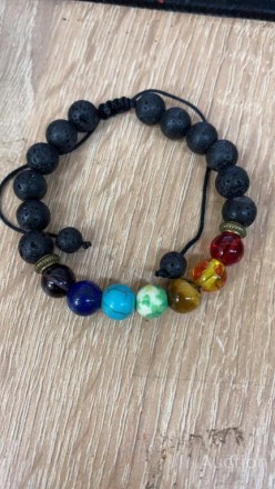 Браслет із різнобарвним камінням "Zodiac" Дуже якісний