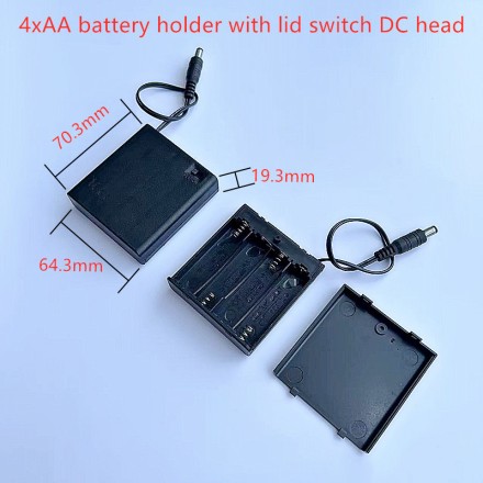 UPS ДБЖ безперебійник 12V  8 AA  батареї — блок живлення, Power Bank для Wi-Fi маршрутизатор модем-камера