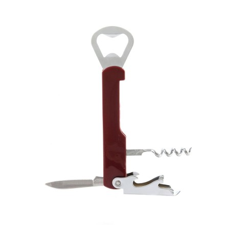 Відкривачка штопор на блістері "Bartender restaurateur" 4 в 1 з неіржавкої сталі. Відкривачка. Мультитул.