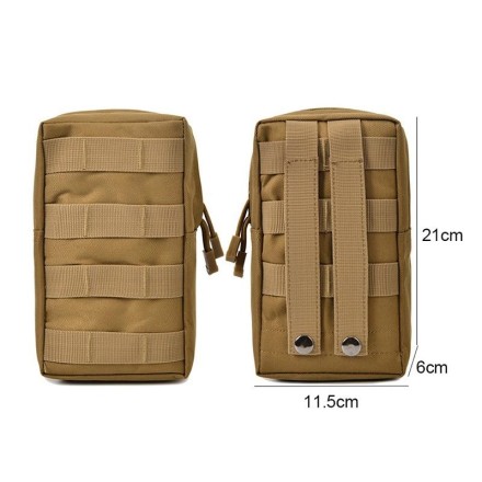 Тактична поясна сумка Molle 600D, камуфляж, хакі, військова сумка для зберігання, поясна сумка, жилетна