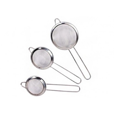Набір металевих сито Stainless Steel 3 шт. Сіточки для чаю, кави, компотів. Бармен бокс