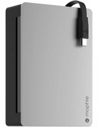 Павербанк Mophie powerstation Micro USB 5000mAh Black Пакербанк, сталевий корпус. Powerstation