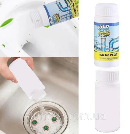 Потужний очисник для мийки та зливу WILD Tornado Sink & Drain Cleaner