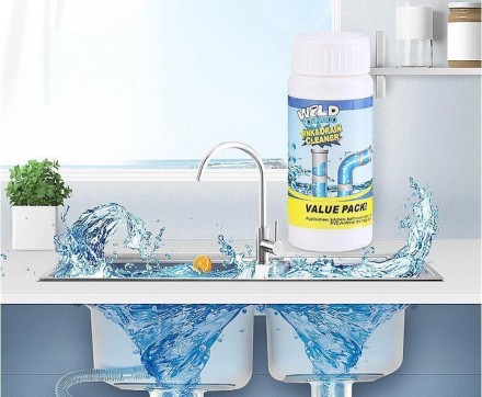 Потужний очисник для мийки та зливу WILD Tornado Sink & Drain Cleaner