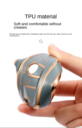 Чохол для ключа брелока з TPU для BMW 3 серії, 5 серії, 7 серії X1, Х4, X6. Чорний або Білий.