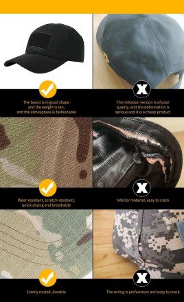 Тактична кепка, військова кепка, кашкет. Бейсболка Камуфляж