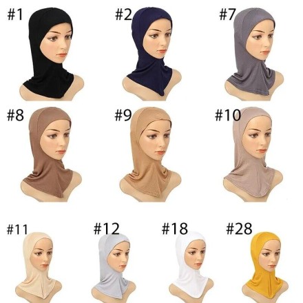 Хіджаб47ський, арабський тюрбан. бавовна. Білий. 35 х 24