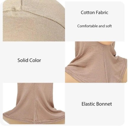 Хіджаб47ський, арабський тюрбан. бавовна. Білий. 35 х 24