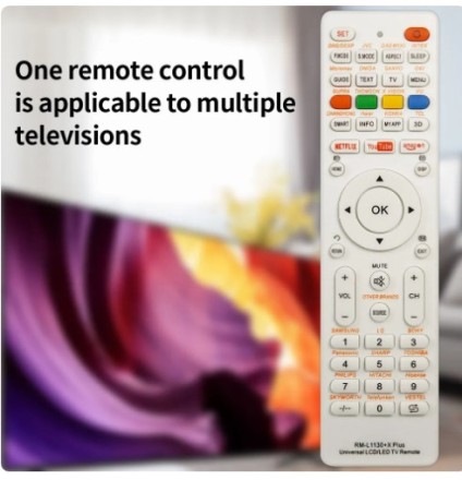 Універсальний пульт дистанційного керування для  всіх телевізорів RM L1130 X