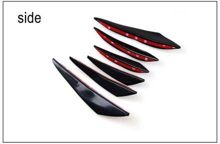 Молдинг спойлер на кузов автомобіля. Каучук. Тюнинг отбойник "Aero Dragon"