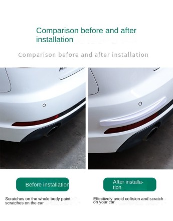 Молдинг спойлер на кузов автомобіля. Каучук. Тюнинг отбойник "Aero Dragon"