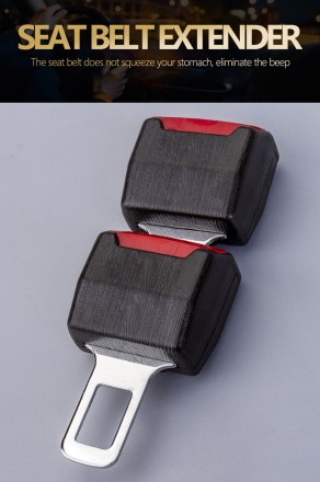 Заглушка ременя безпеки з можливістю пристебнутися (2 шт.)  Подовжувач гнізда з товстою вставкою V2