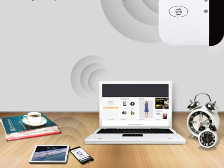 N300 Бездротовий повторювач, репітер, підсилювач Wi-Fi  802.11N. Wi-Fi Repetidor 300 Мбіт/с