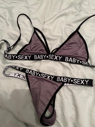 Жіночий сексуальний комплект спідньої білизни, бікіні великих розмірів, бюстгальтер пуш-ап і стринги.