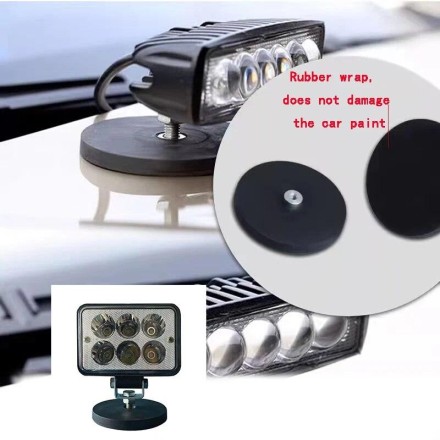 Потужна кріпильна магнітна основа опори 66 мм на дах авто, човни