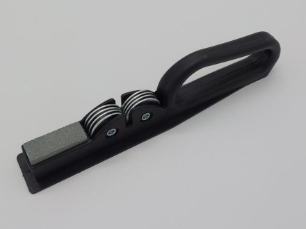 Точило для кухонних ножів ручне механічне зі стругачним каменем і шліфувальним каменем "Felador Cuchillo" IKE