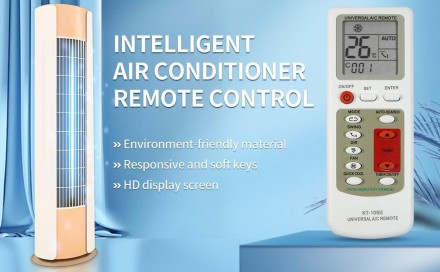 Універсальний пульт дистанційного керування KT109II для кондиціонера 1000 в 1