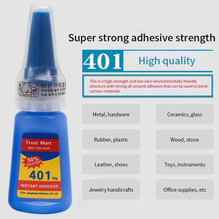 401 Клей Миттєвий швидкий суперклей 20 г, Корея