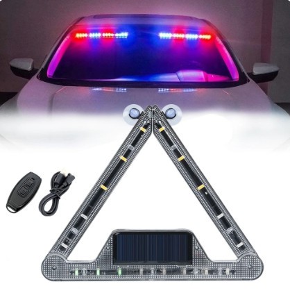 Ппроблискові маячки (стробоскоп, мигалка) для авто. USB + Solar