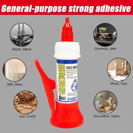Миттєвий зварювальний оливний швидкий супер клей No 5901 50 г, Корея