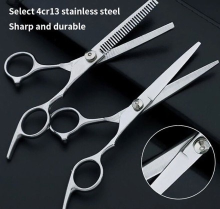 Професійні перукарські ножиці для стриження 6 дюймів. Філірувальні ножиці