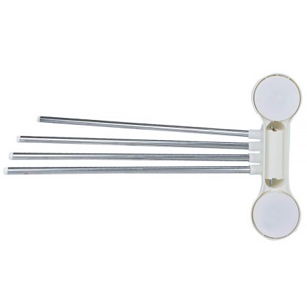 Вішалка для рушників тримач настінний поворотний "TOWEL RALL", Bathlux SQ-1069 вішалка 4х, неіржавка сталь